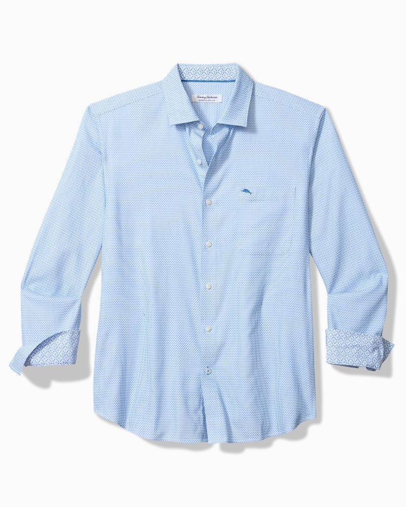 Big &amp; Tall Sarasota Stretch Ventura Coast IslandZone Shirt - Vacation Blue
