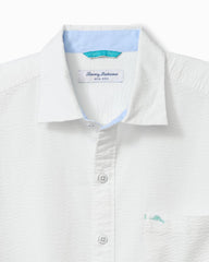 Big &amp; Tall Nova Wave Cotton-Blend Long-Sleeve Shirt - White