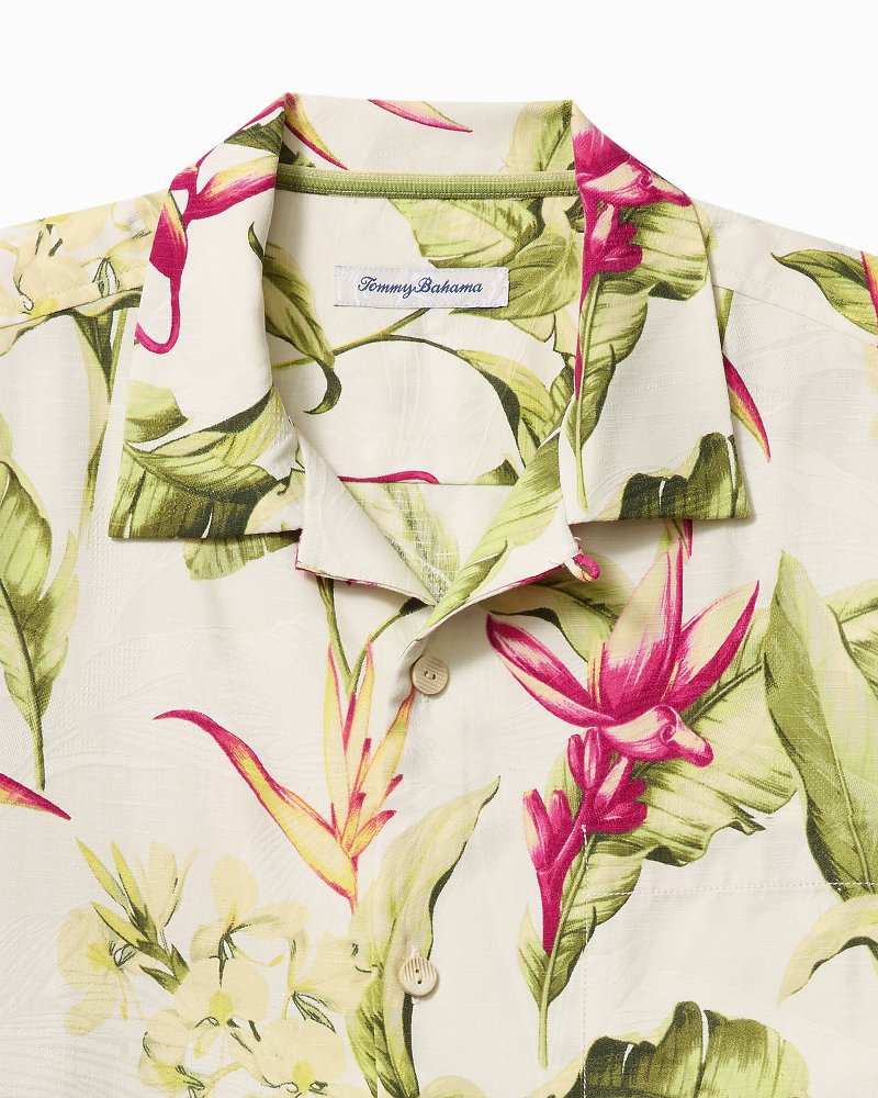 Big &amp; Tall Garden of Hope and Courage IslandZone Camp Shirt - Continental