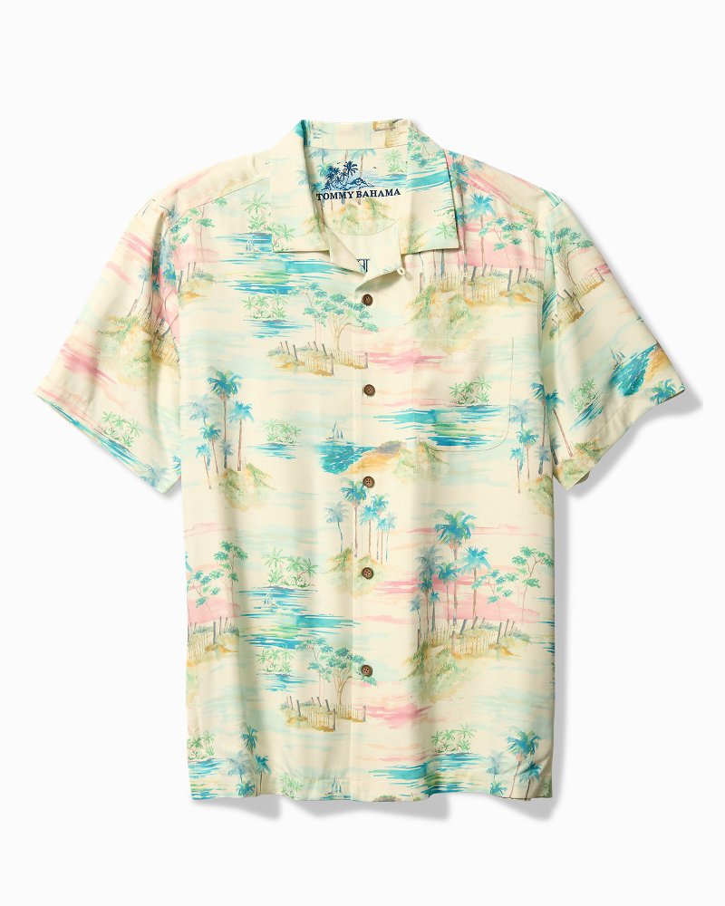 Big &amp; Tall Collector's Series 2025 Offshore Sails Call Silk Camp Shirt - Continental
