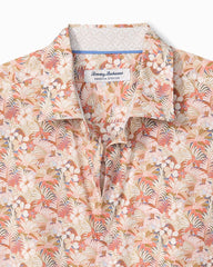 Big &amp; Tall Sarasota Stretch Breeze Blooms IslandZone Shirt - Dew Drop