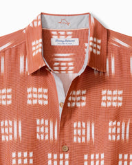 Big &amp; Tall Coastal Ease Aqua Kay IslandZone Camp Shirt - Winter Topaz