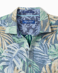 Big &amp; Tall Coastline Cord Jungle Fade Shirt - Sterling Blue