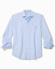 Big &amp; Tall Sarasota Stretch Island Medallion IslandZone Shirt - Blue Lapis