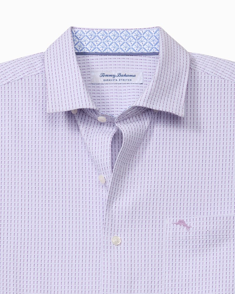 Big &amp; Tall Sarasota Stretch Ventura Bay IslandZone Shirt - Classic Lavender