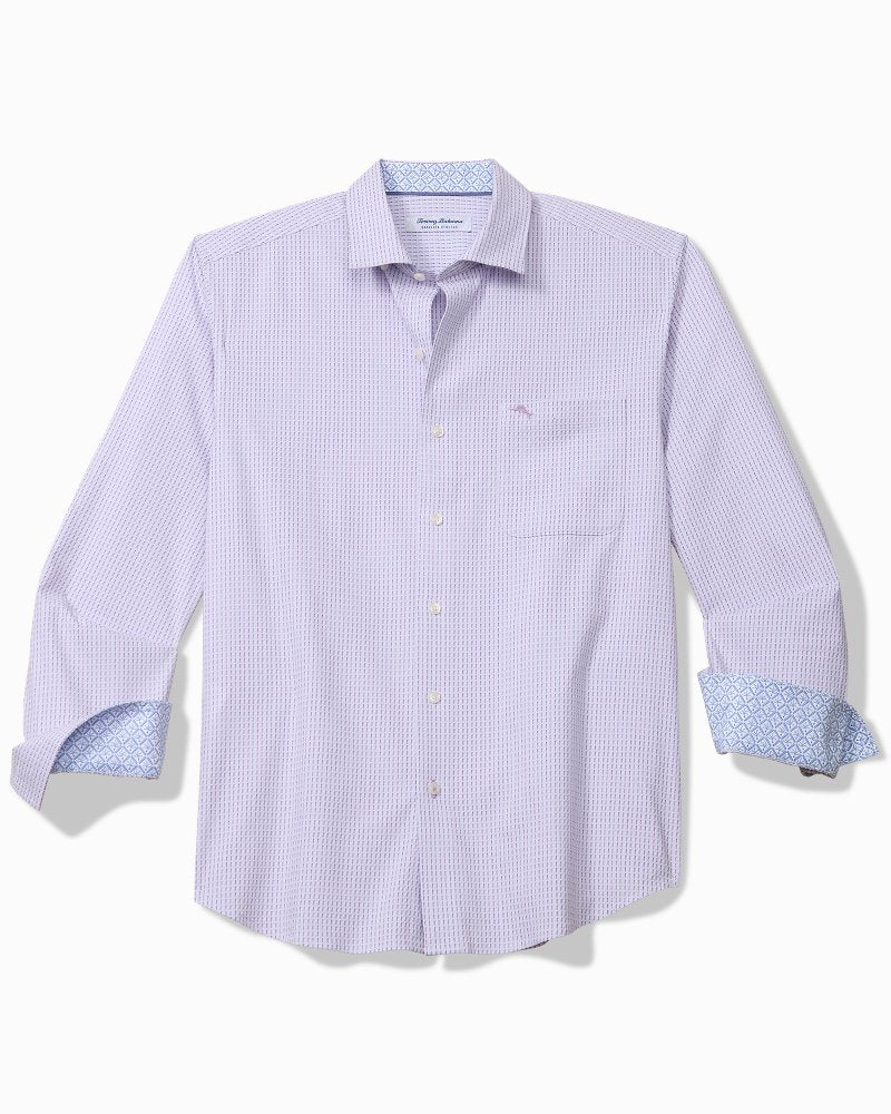 Big &amp; Tall Sarasota Stretch Ventura Bay IslandZone Shirt - Classic Lavender