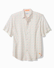 Big &amp; Tall Nova Wave Flock It to You Cotton-Blend Shirt - White