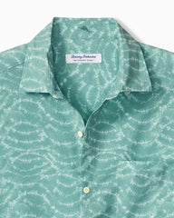 Big &amp; Tall Bahama Coast Tidal Mist IslandZone Shirt - Aquifer