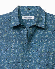 Big &amp; Tall Bahama Coast Night Schooled IslandZone Shirt - Kingfish