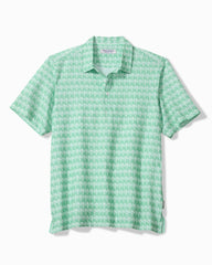 Big &amp; Tall Bahama Coast Palm Reader IslandZone Polo - Mint Mojito