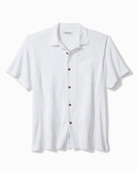 Big &amp; Tall Coastal Ease Designated Driver IslandZone Camp Shirt - White