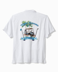 Big &amp; Tall Coastal Ease Designated Driver IslandZone Camp Shirt - White