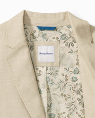 Big &amp; Tall Latigo Beach Linen-Blend Blazer - Stone Khaki