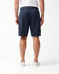 Big &amp; Tall Bahama Survivor E-Waist Cargo Shorts - Blue Tahoe