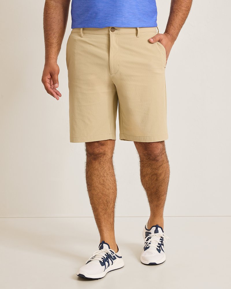 Big &amp; Tall Chip Shot IslandZone Shorts - Stone Khaki