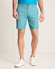 Big &amp; Tall Barbados Pro Vista Check IslandZone Shorts - Seven Seas