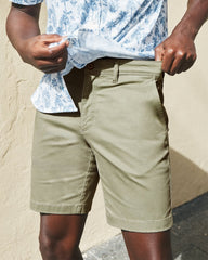Big &amp; Tall Boracay Island Chino Shorts - Soapstone