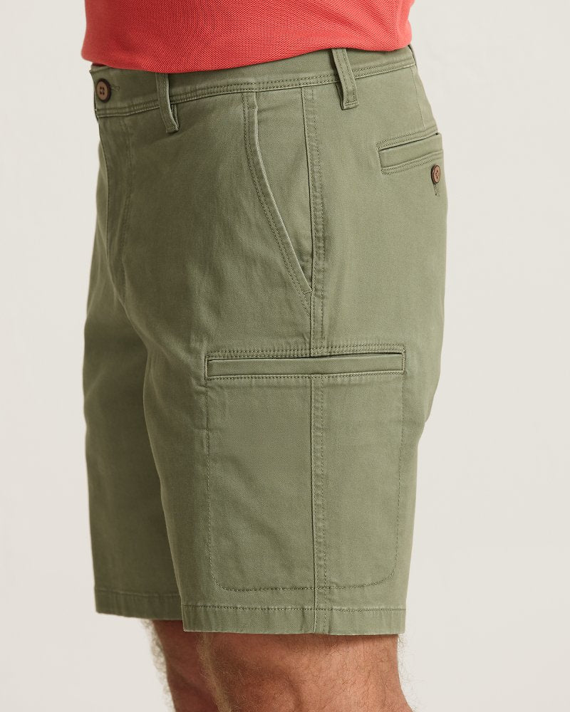 Big &amp; Tall Boracay Island Chino Cargo Shorts - Dark Soapstone