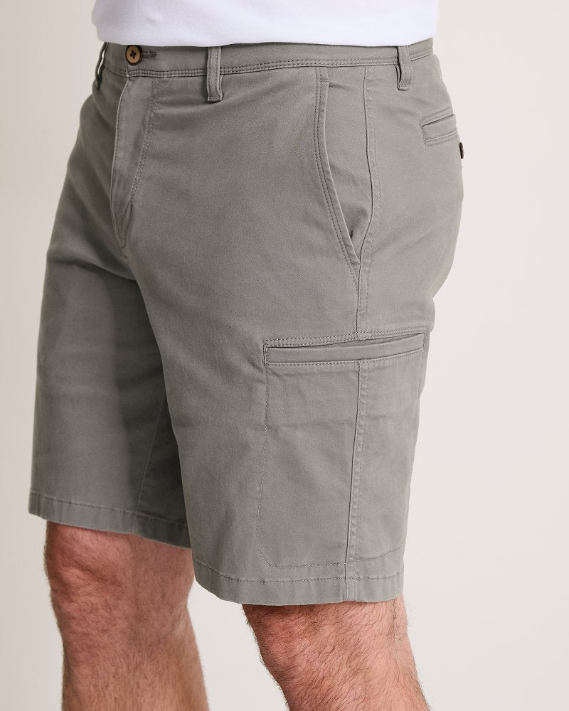 Big &amp; Tall Boracay Island Chino Cargo Shorts - Spa Stone
