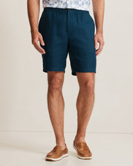 Big &amp; Tall Bora Beach Gauze E-Waist Shorts - Maritime