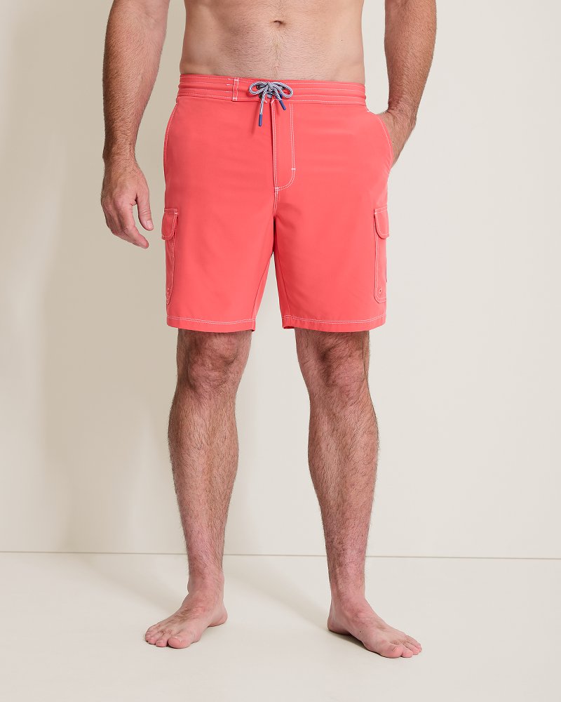 Big &amp; Tall Baja Bay Boardshorts - Light Pomodoro