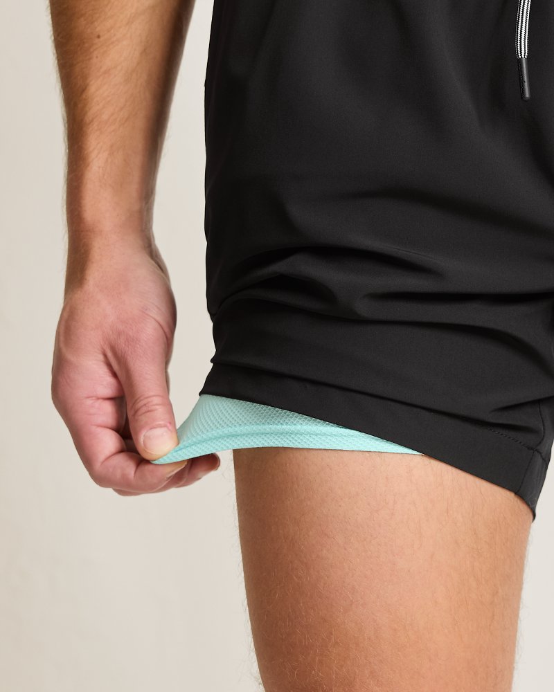 Big &amp; Tall Naples Valley Swim Trunks - Black