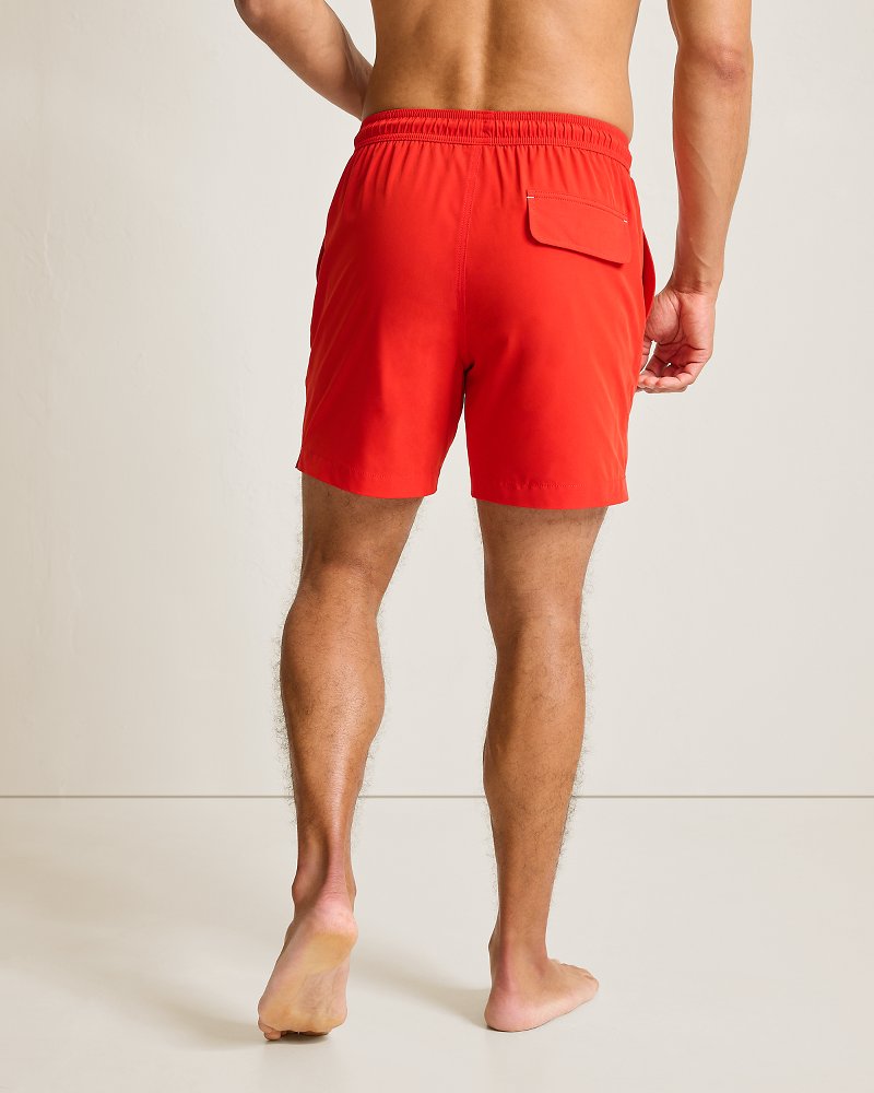 Big &amp; Tall Naples Valley Swim Trunks - Red Tulip