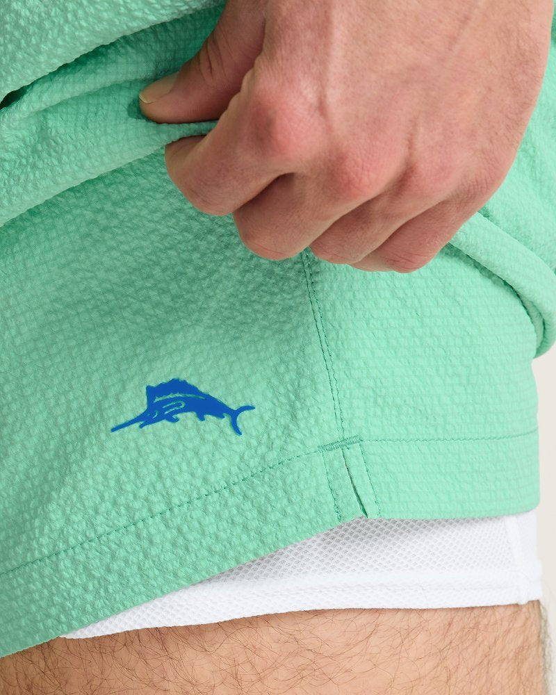 Big &amp; Tall Naples Shores Swim Trunks - Turq Cabbage