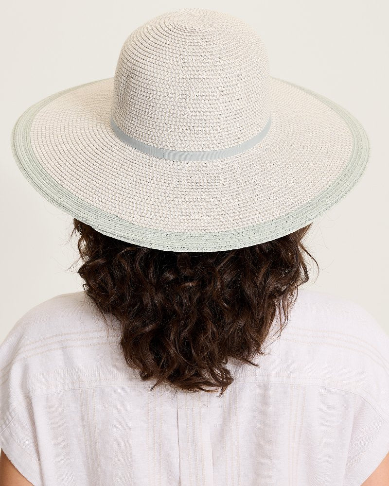 Small Wide-Brim Dahlia Hat - Grey