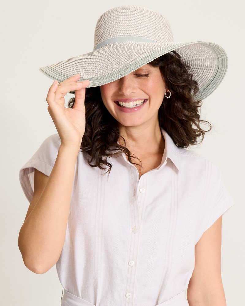 Small Wide-Brim Dahlia Hat - Grey
