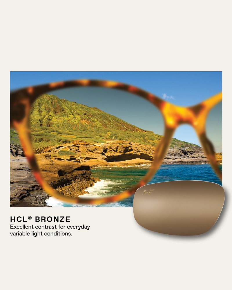 Hau'oli X-Large Sunglasses by Maui Jim - Bronze