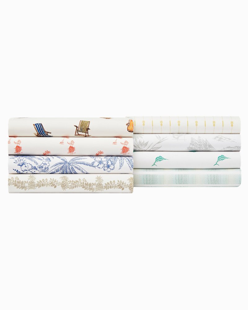 Off The Grid Castaway 4-Piece King Sheet Set - Green