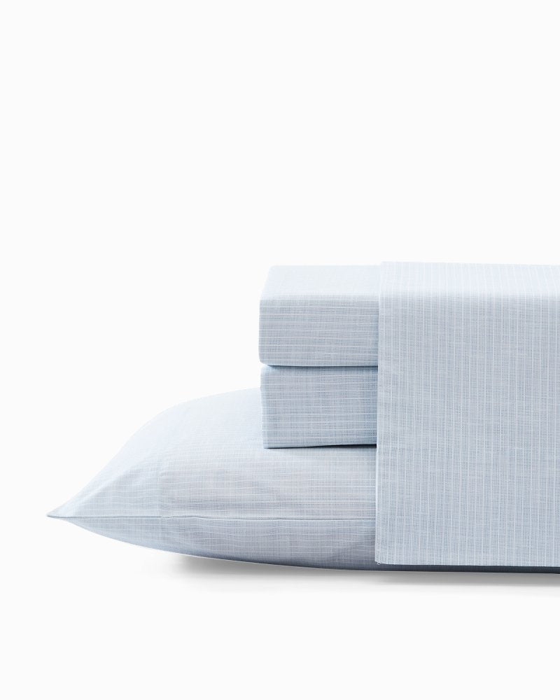 Ala Moana Stripe 4-Piece Queen Sheet Set - Ocean
