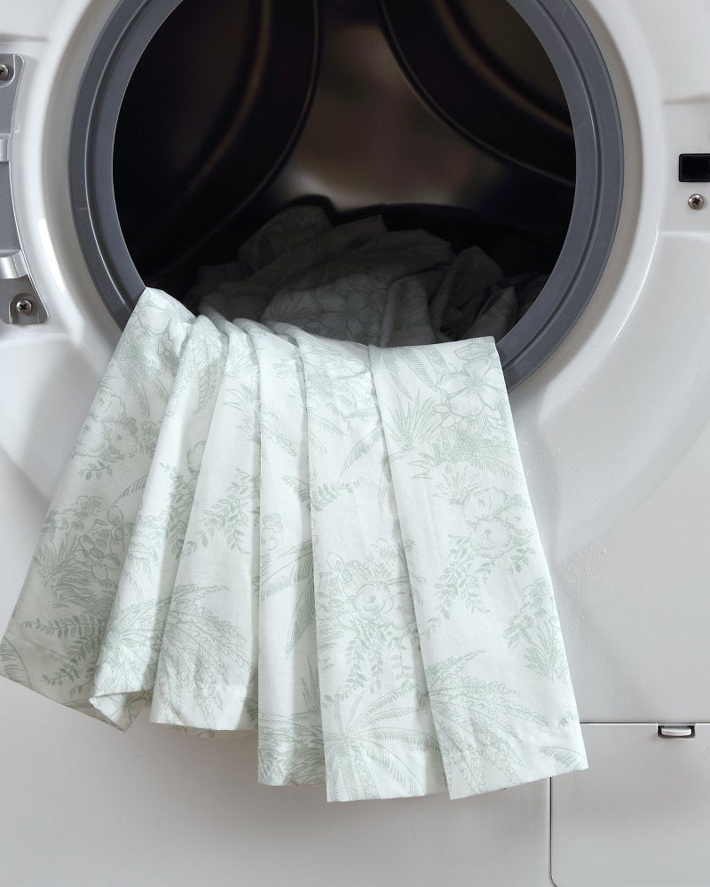 Pen and Ink 4-Piece Queen Sheet Set - Spring Green
