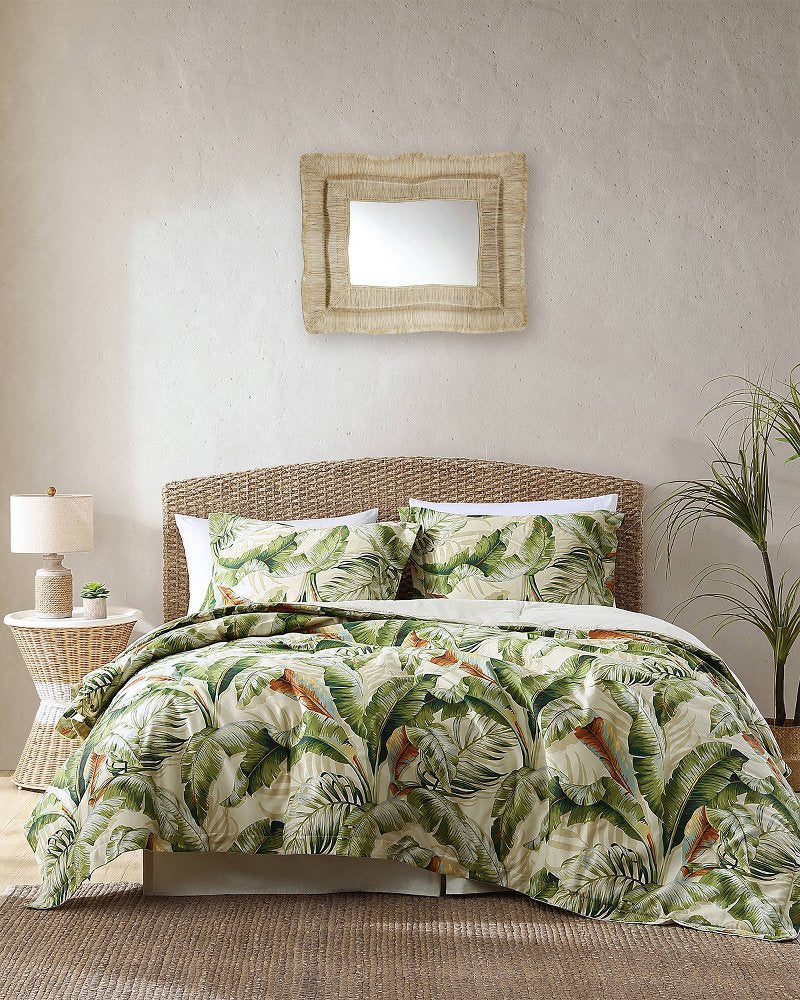 Palmiers 4-Piece California King Comforter Set - Green