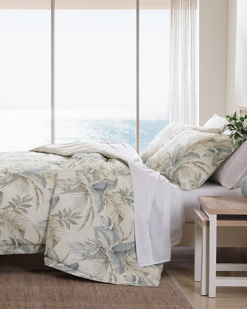 Baker's Bluff Reversible 3-Piece Queen Comforter Set - Silvery Blue