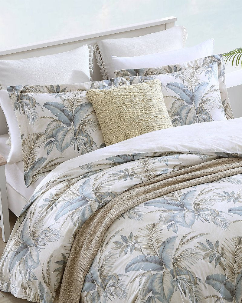 Baker's Bluff Reversible 3-Piece King Comforter Set - Silvery Blue