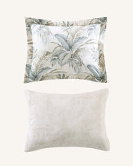 Baker's Bluff Reversible 3-Piece King Comforter Set - Silvery Blue
