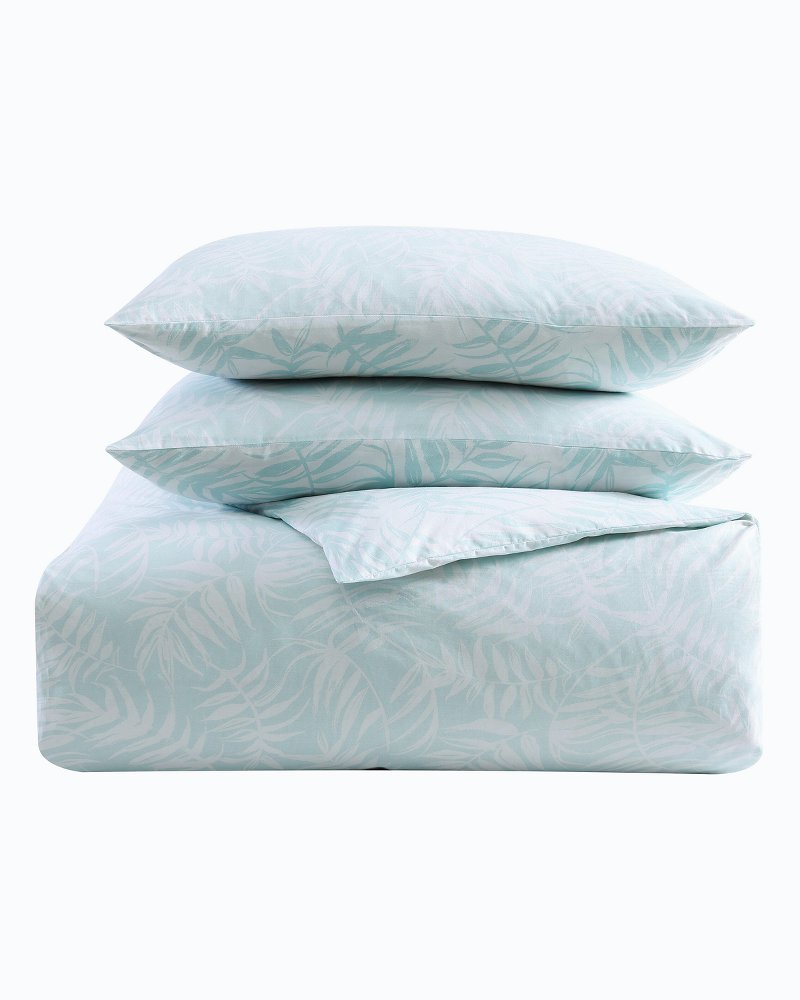 Art of Palms 3-Piece Full/Queen Comforter Set - Blue