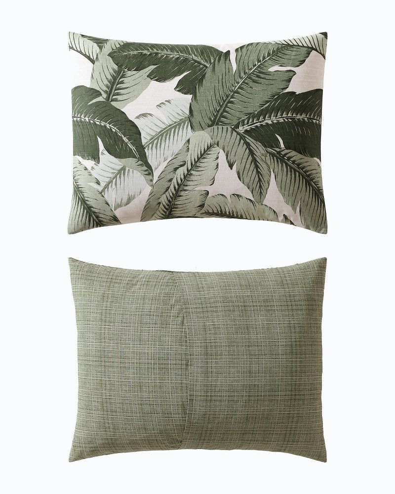 Vintage Palms Reversible 3-Piece Full/Queen Comforter Set - Jungle
