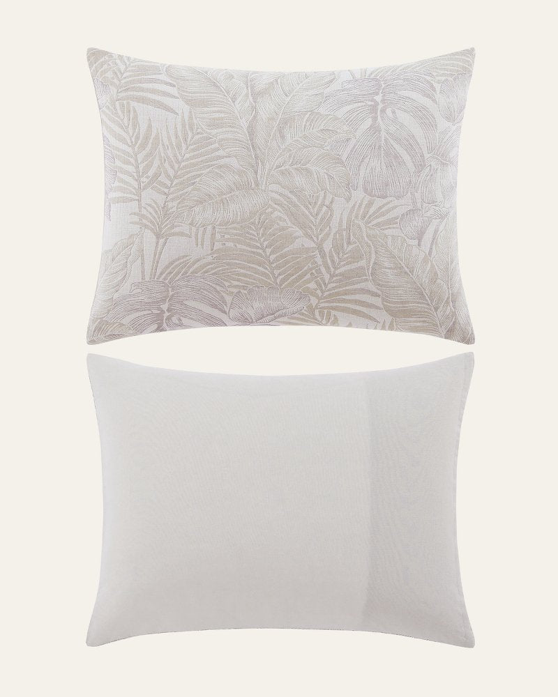 Island Estate Jungle Palms Reversible 3-Piece Full/Queen Comforter Set - Beige