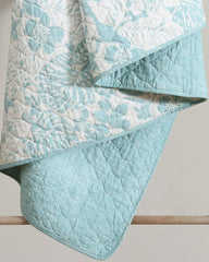 Laguna Beach Reversible 3-Piece Full/Queen Quilt Set - Blue