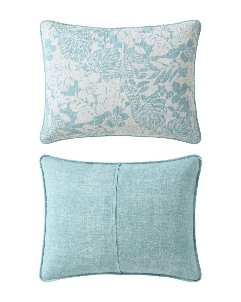 Laguna Beach Reversible 3-Piece King Quilt Set - Blue
