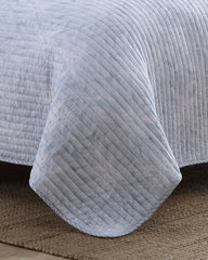 Makena 3-Piece King Quilt Set - Blue