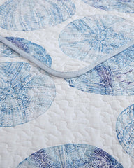 Ocean Isle 3-Piece Full/Queen Quilt Set - Blue