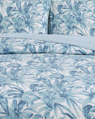 Aubrey Reversible 3-Piece King Quilt Set - Blue