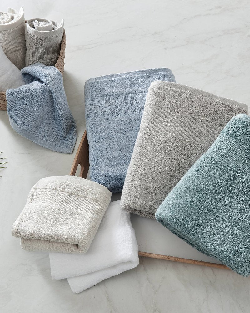 Island Retreat 6-Piece Bath Towel Set - Dark Blue Lagoon