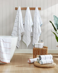 Ridley Green 3-Piece Bath Towel Set - Green