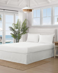 Island Estate Queen Bed Skirt - White