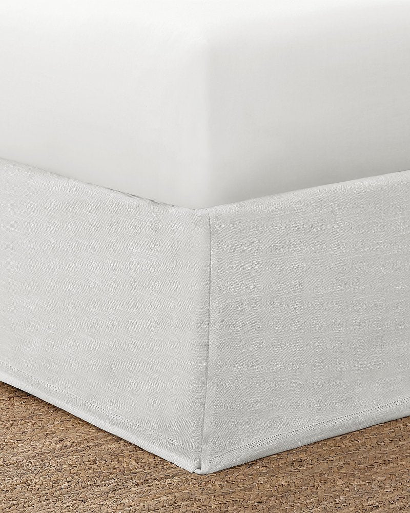 Island Estate King Bed Skirt - White